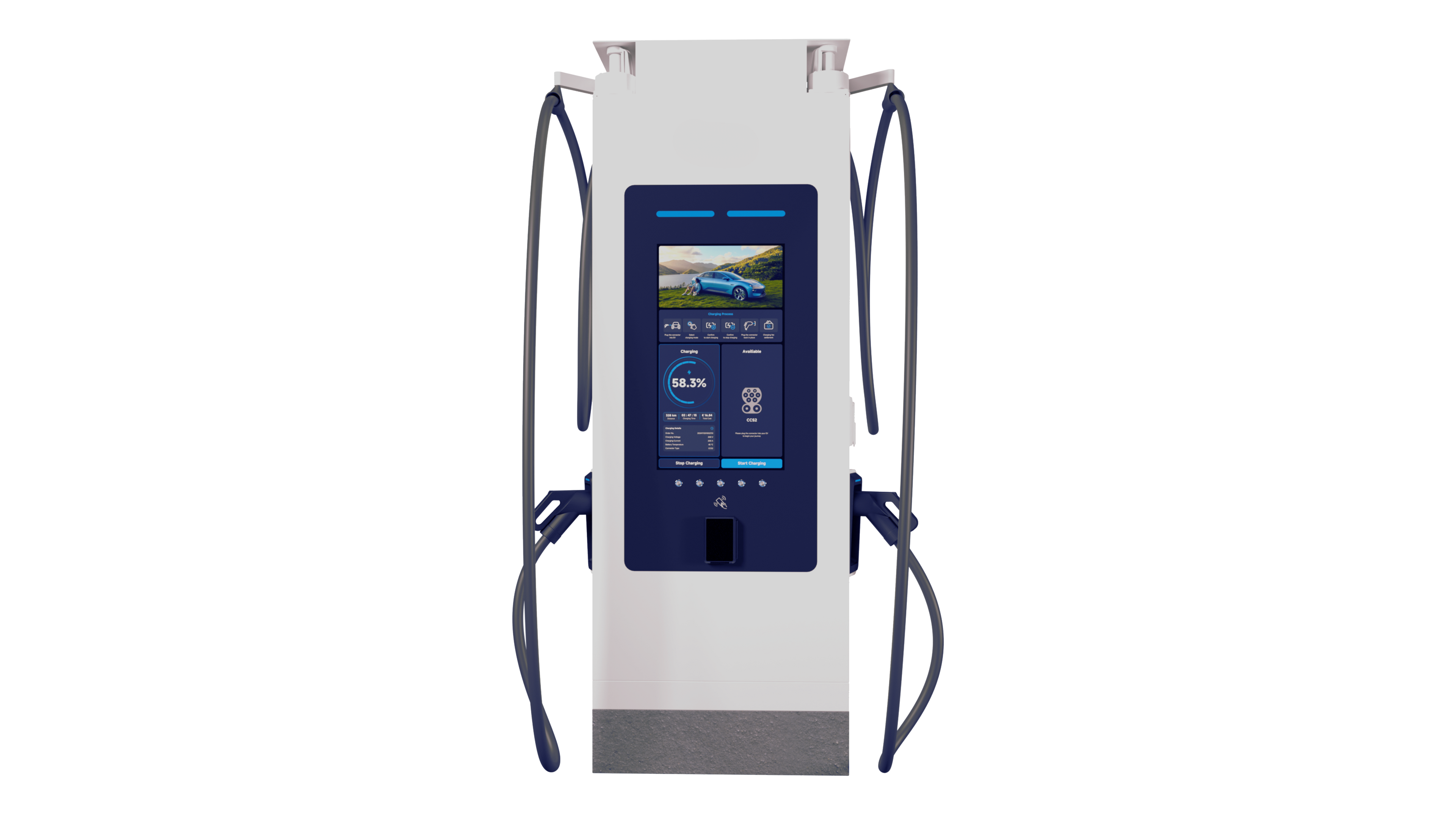 Maxperr Rapid 120-240kW DC Fast Charger